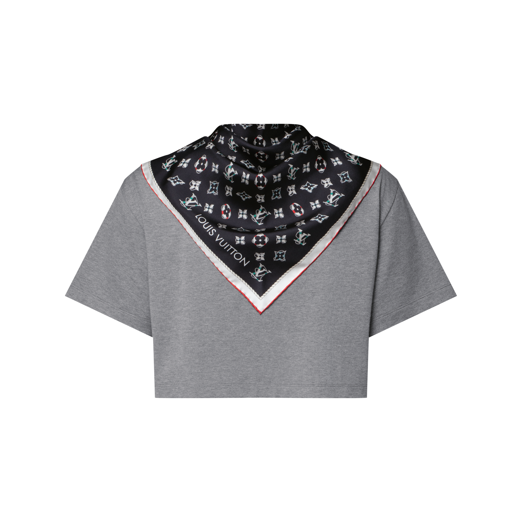 Louis Vuitton CUP ルイヴィトン ヨットデザイン スカーフ Nautical Scarf Crop Top - Luxury Grey | LOUIS VUITTON